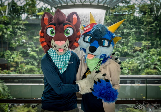 Faber & Xeznom at Changi Airport